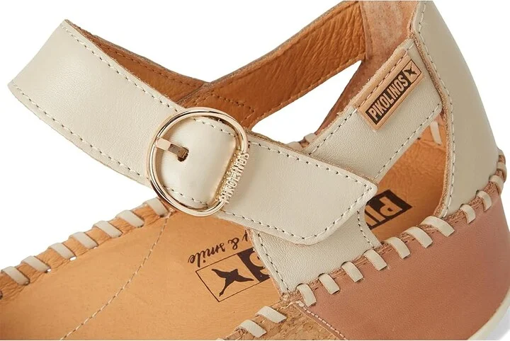 PIKOLINOS Marina W1C Women's Sandals Champagne 1 : EU 40 (US Women's 9-9.5) B - Medium, Leather/Rubber - Image 7