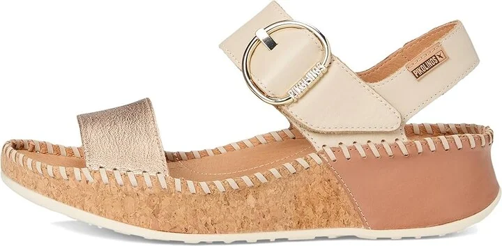 PIKOLINOS Marina W1C Women's Sandals Champagne : EU 42 (US Women's 11.5-12) B - Medium, Leather/Rubber - Image 6
