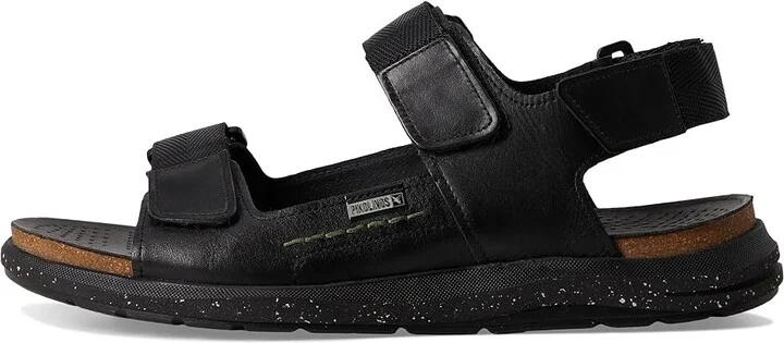 PIKOLINOS Nijar M0B Men's Sandals Black : EU 46 (US Men's 12.5) D - Medium, Leather - Image 6
