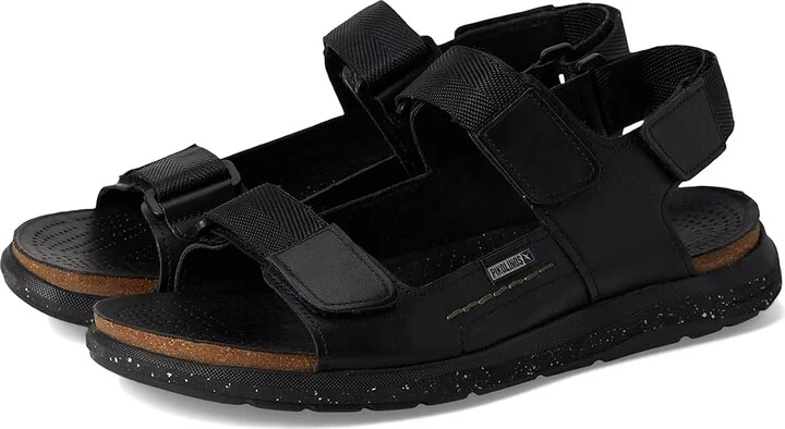 PIKOLINOS Nijar M0B Men's Sandals Black : EU 46 (US Men's 12.5) D - Medium, Leather