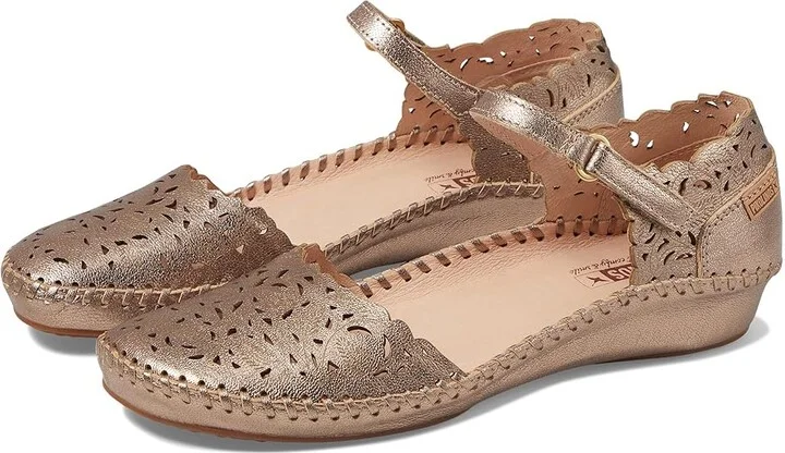 PIKOLINOS P. Vallarta 655-0906CL Women's Shoes Stone : EU 35 (US Women's 4-5) B - Medium, Leather