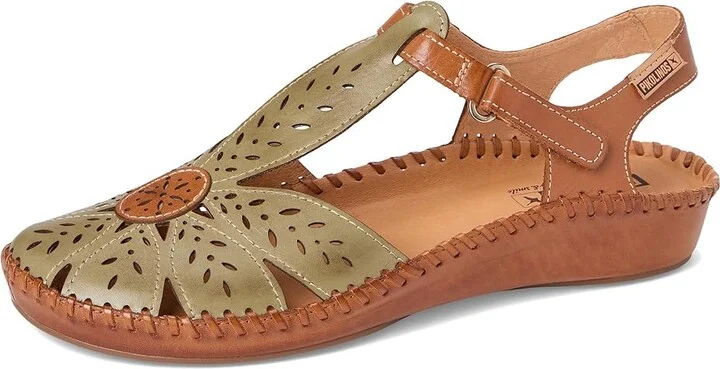 PIKOLINOS P. Vallarta 655 Women's Flat Shoes Sage : EU 39 (US Women's 8.5) B - Medium, Leather - Image 5