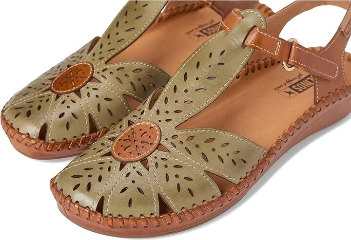 PIKOLINOS P. Vallarta 655 Women's Flat Shoes Sage : EU 39 (US Women's 8.5) B - Medium, Leather - Image 7
