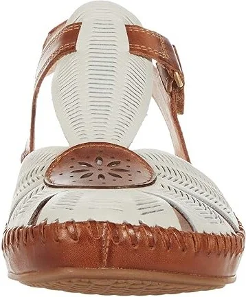 PIKOLINOS Puerto Vallarta 655-0575 Women's Sandals Nata Brandy : EU 39 (US Women's 8.5-9) B - Medium, Leather - Image 5