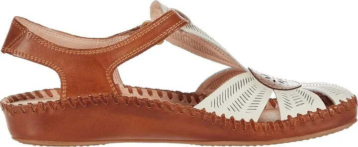 PIKOLINOS Puerto Vallarta 655-0575 Women's Sandals Nata Brandy : EU 39 (US Women's 8.5-9) B - Medium, Leather - Image 7