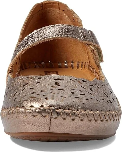 PIKOLINOS Puerto Vallarta 655-0898CL Women's Flat Shoes Stone : EU 39 (US Women's 8.5-9) B - Medium, Leather/Rubber - Image 2