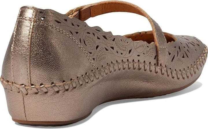 PIKOLINOS Puerto Vallarta 655-0898CL Women's Flat Shoes Stone : EU 39 (US Women's 8.5-9) B - Medium, Leather/Rubber - Image 4