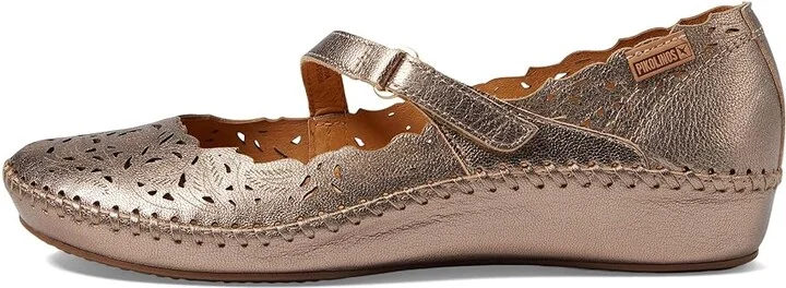 PIKOLINOS Puerto Vallarta 655-0898CL Women's Flat Shoes Stone : EU 39 (US Women's 8.5-9) B - Medium, Leather/Rubber - Image 5