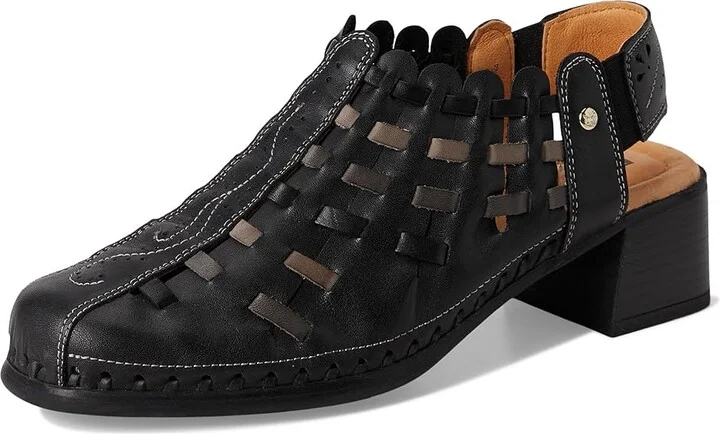 PIKOLINOS Romana W9G Women's Sandals Black : EU 39 (US Women's 8.5-9) B - Medium, Leather - Image 5