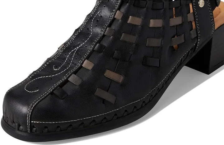 PIKOLINOS Romana W9G Women's Sandals Black : EU 39 (US Women's 8.5-9) B - Medium, Leather - Image 7