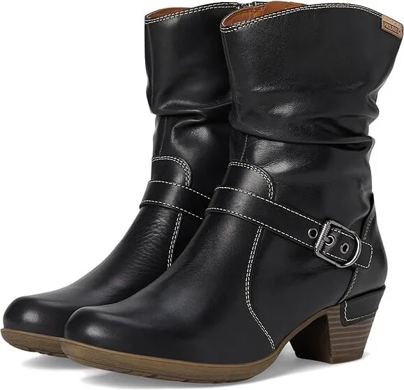 PIKOLINOS Rotterdam 902-8617 Women's Boots Black : EU 36 (US Women's 5.5-6) B - Medium, Leather