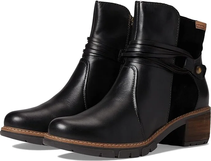 PIKOLINOS San Sebastia W1T-8906C2 Women's Shoes Black : EU 36 (US Women's 5.5-6) B - Medium, Leather