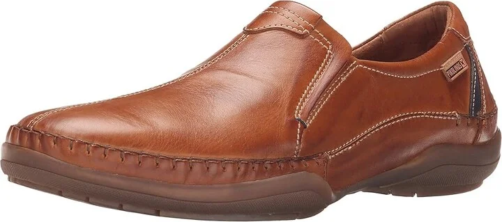 PIKOLINOS San Telmo M1D-6032 Men's Shoes Brandy/Navy Blue : EU 39 (US Men's 5.5-6) D - Medium, Leather - Image 2