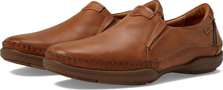PIKOLINOS San Telmo M1D-6032 Men's Shoes Brandy/Navy Blue : EU 39 (US Men's 5.5-6) D - Medium, Leather