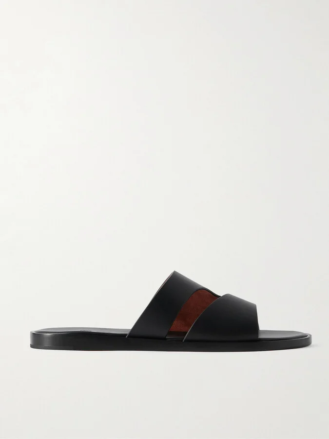 Pilat Plain Walk Cutout Leather Sandals