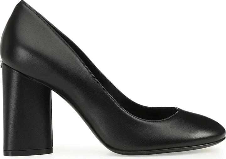 Pilier leather pumps
