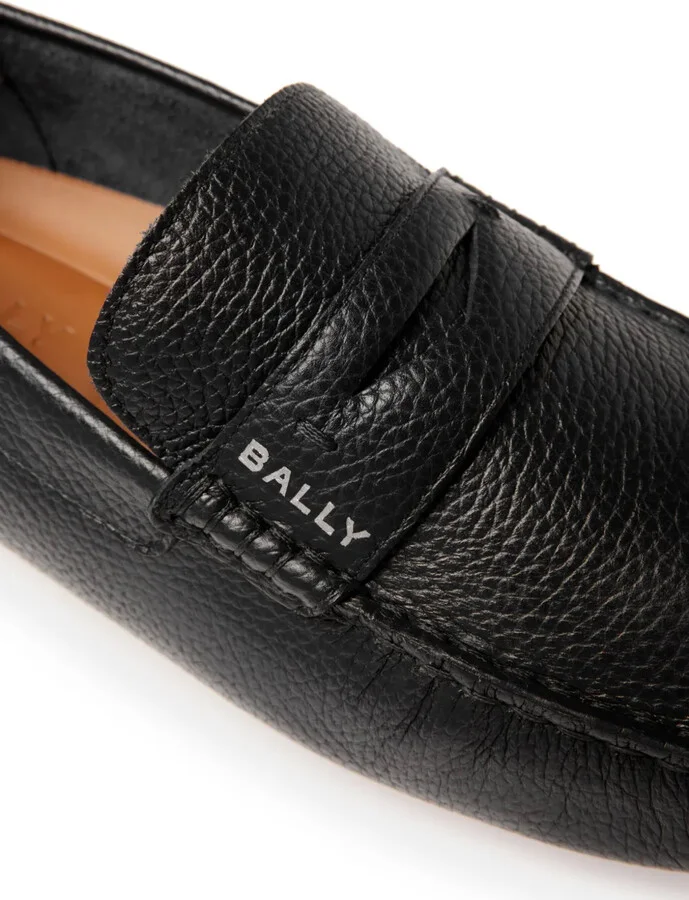 Pilot Driver grained leather loafers - Image 4