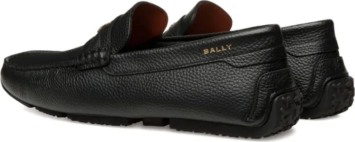 Pilot Driver grained-leather loafers - Image 4