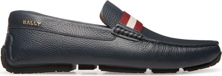 Pilot Driver in Grained Leather wide foot morphology