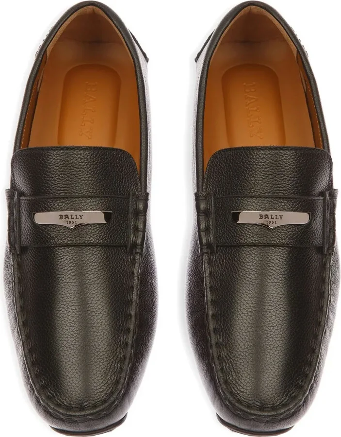 Pilot leather loafers - Image 3