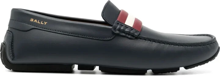 Pilot leather loafers