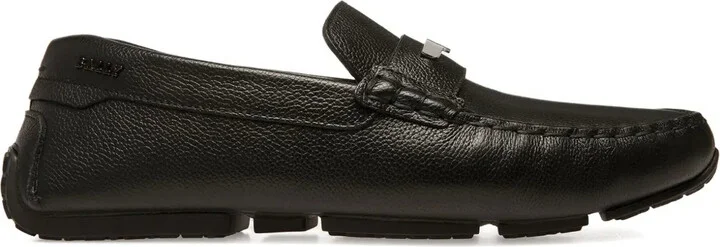 Pilot leather loafers