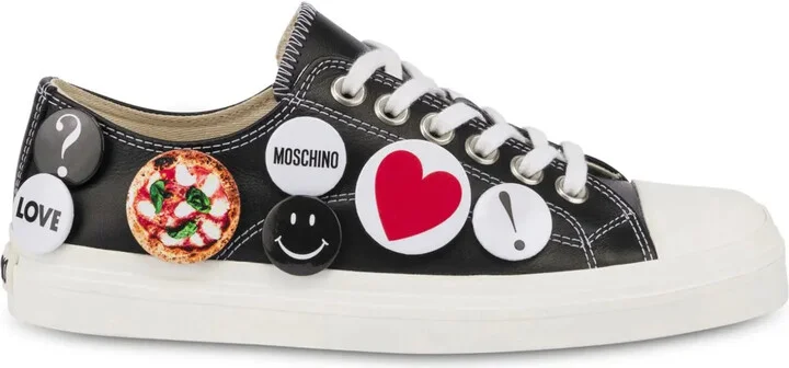 Pin-Embellished Sneakers
