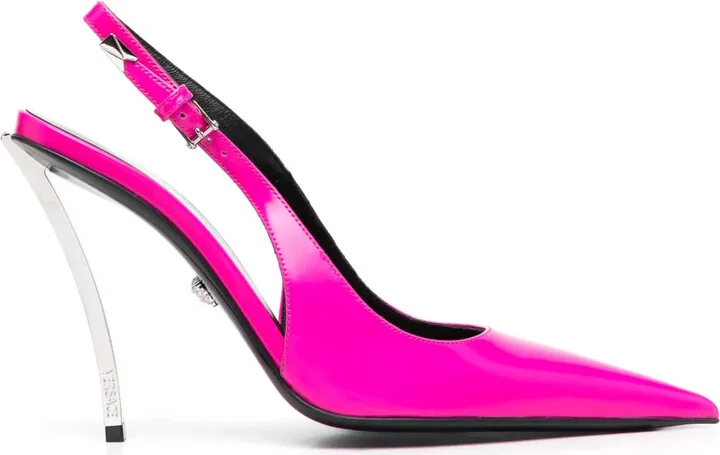 Pin Point 115mm slingback pumps