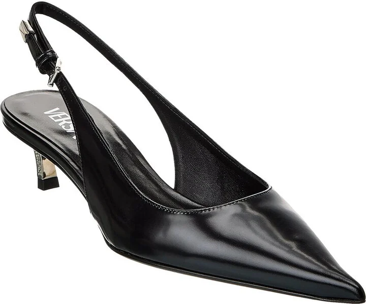 Pin-Point Leather Pump