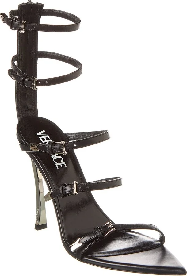 Pin-Point Leather Sandal