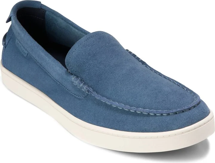 China Blue Suede/ Ivory