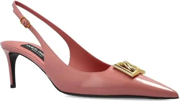 Pink 60mm Lollo Pumps - Image 2