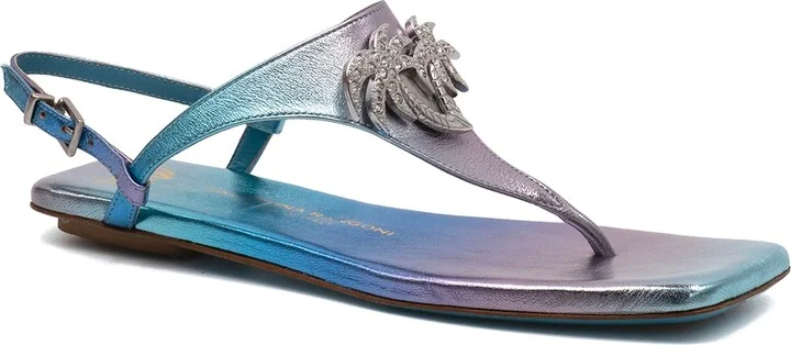 Pink / Blue Cleopatra Thong Sky Degrade Nappa - Image 3