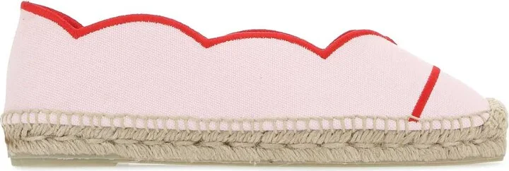Pink Canvas Espadrilles