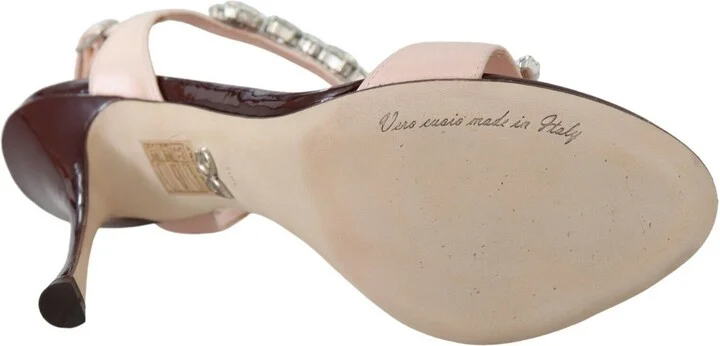 Pink Crystals Heels Keira Women's Sandals - Image 3