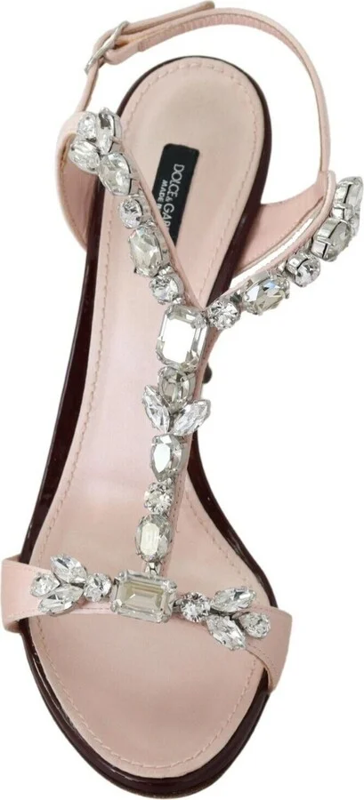 Pink Crystals Heels Keira Women's Sandals - Image 4