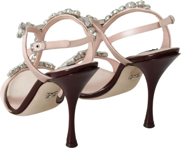 Pink Crystals Heels Keira Women's Sandals - Image 6
