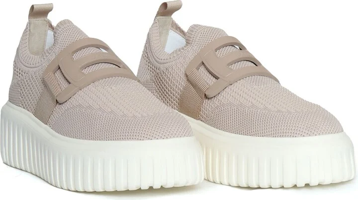 Pink Fabric Sneakers - Image 2