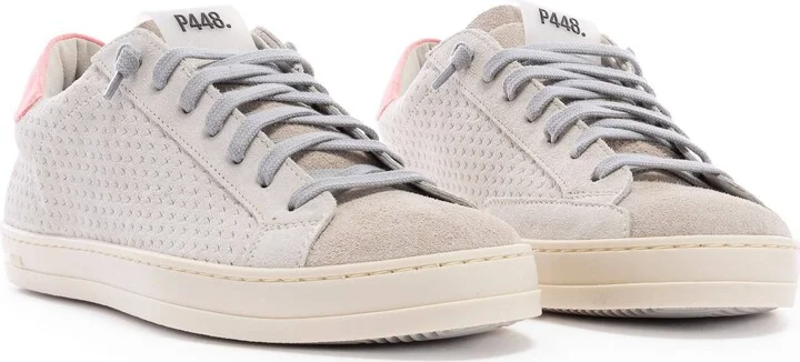 Pink John Beige/ Coral Sneaker - Image 2