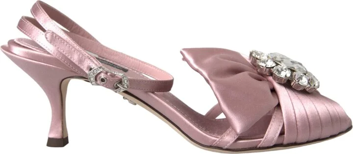Pink Keira Crystal Heels Sandals Women's Shoes