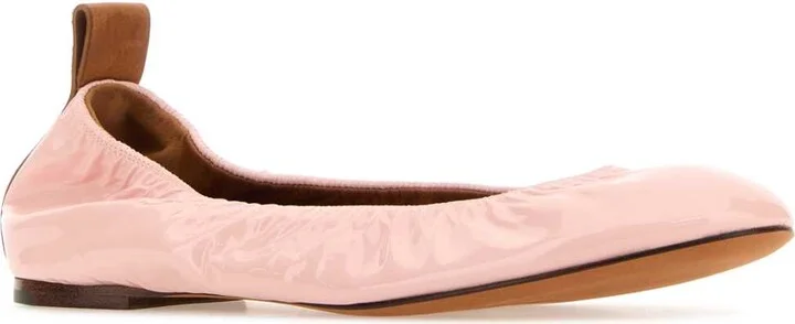 Pink Leather Ballerinas - Image 2
