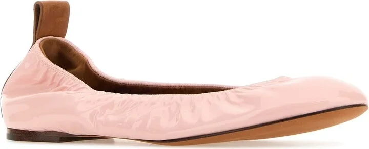 Pink Leather Ballerinas - Image 2