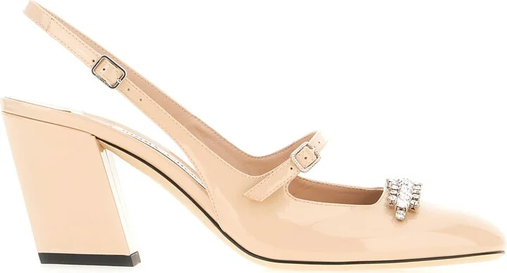 Pink Leather Belinda Pumps