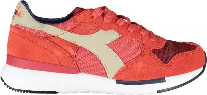pink Leather Blend Women's Sneakers