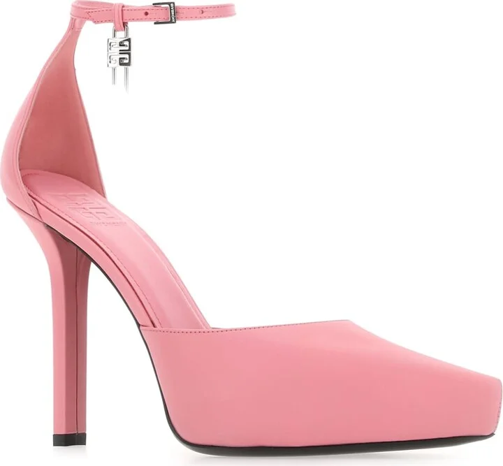 Pink Leather G-lock Pumps - Image 2