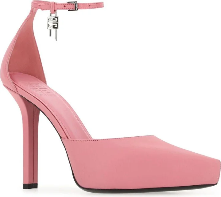 Pink Leather G-lock Pumps - Image 2