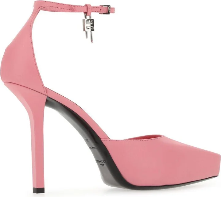 Pink Leather G-lock Pumps - Image 3