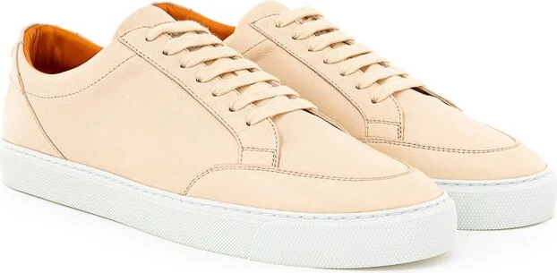 Pink Leather Women's Sneaker - Image 2