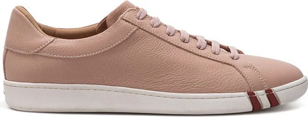 Pink Leather Women's Sneaker