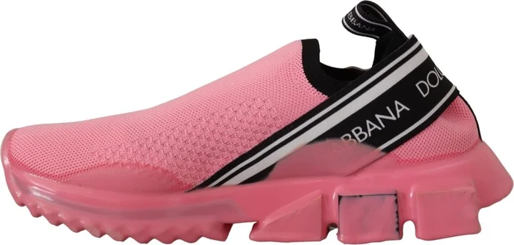 Pink Low Top Slip On Casual Sorrento Women's Sneakers - Image 4